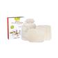 Kit Eco Chou Mini avec lingettes lavables et sac de rangement en coton, idéal comme cadeau de naissance écologique pour bébé.