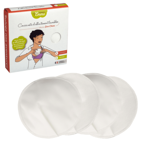 Lot De 12 Coussinets D'allaitement Lavables Et Réutilisables