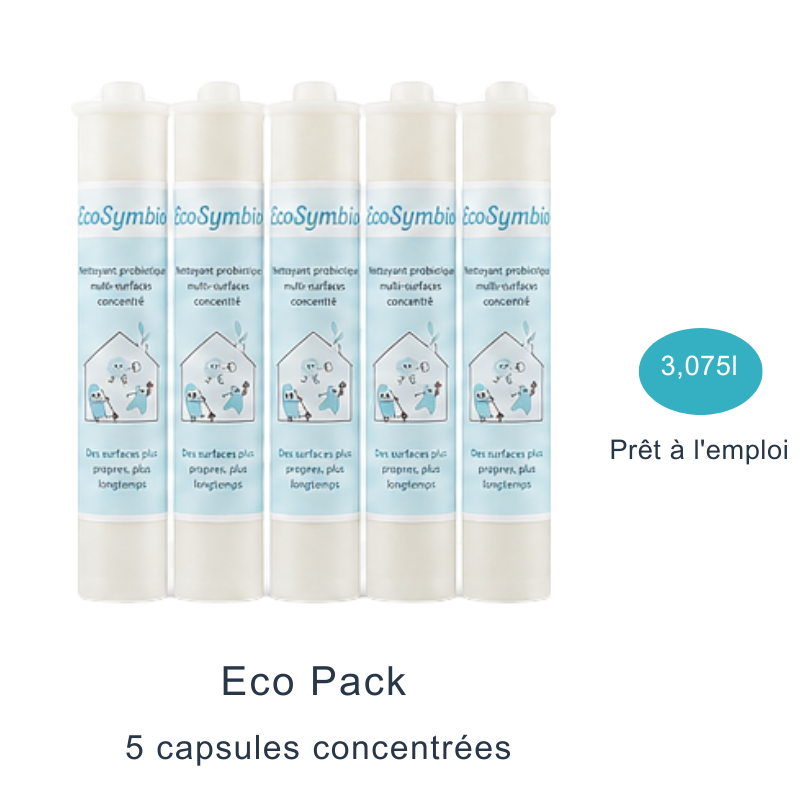 Eco pack - Nettoyant multi surfaces écologique fabriqué en France | ECO SYMBIO