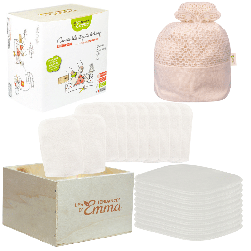 une histoire vraie, pour les (vraies) vies de parents
Pas née dans un bureau, mais dans une salle de bain un peu en bazar, la gamme Eco Chou, c’est l’histoire sincère d’une maman qui voulait faire mieux, sans se compliquer la vie. Lingettes lavables, gants astucieux, coussinets tout doux… Chaque produit a été pensé pour les parents débordés, les bébés tout neufs et une planète qu’on aimerait leur laisser plus belle.