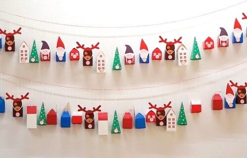 Décorations Noël, le calendrier de l'avent zéro déchet !