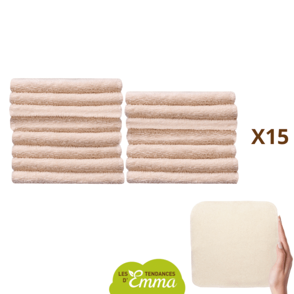15 Essuie tout réutilisable en Kit : Kit Eco Net – Image 4