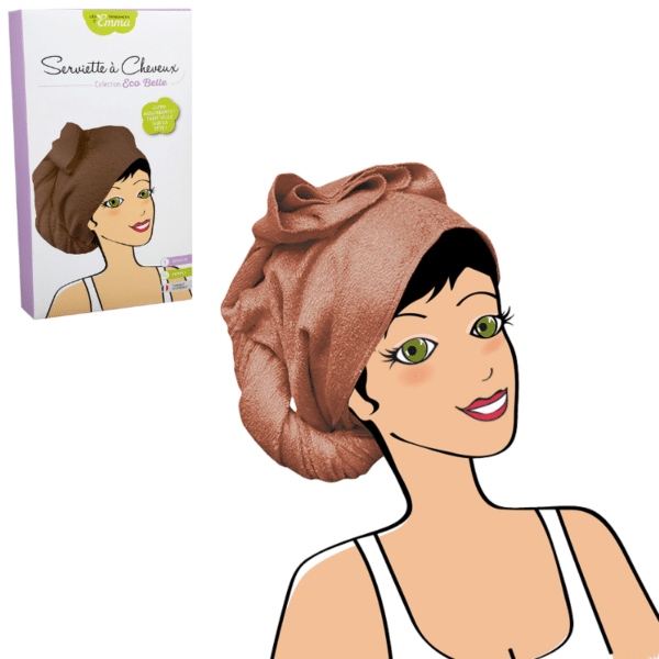 Serviette à cheveux ultra absorbante – Image 4