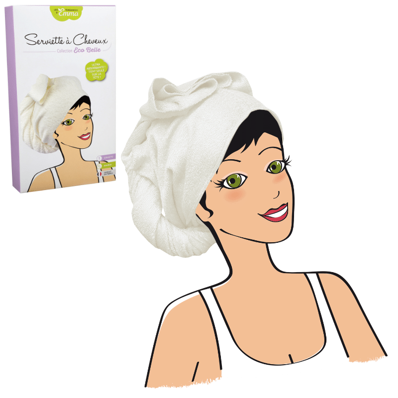 Serviette à cheveux ultra absorbante
