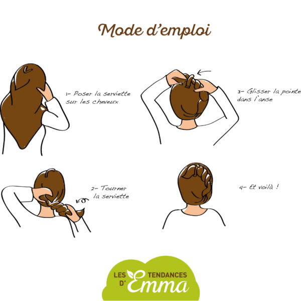 Serviette à cheveux ultra absorbante – Image 2